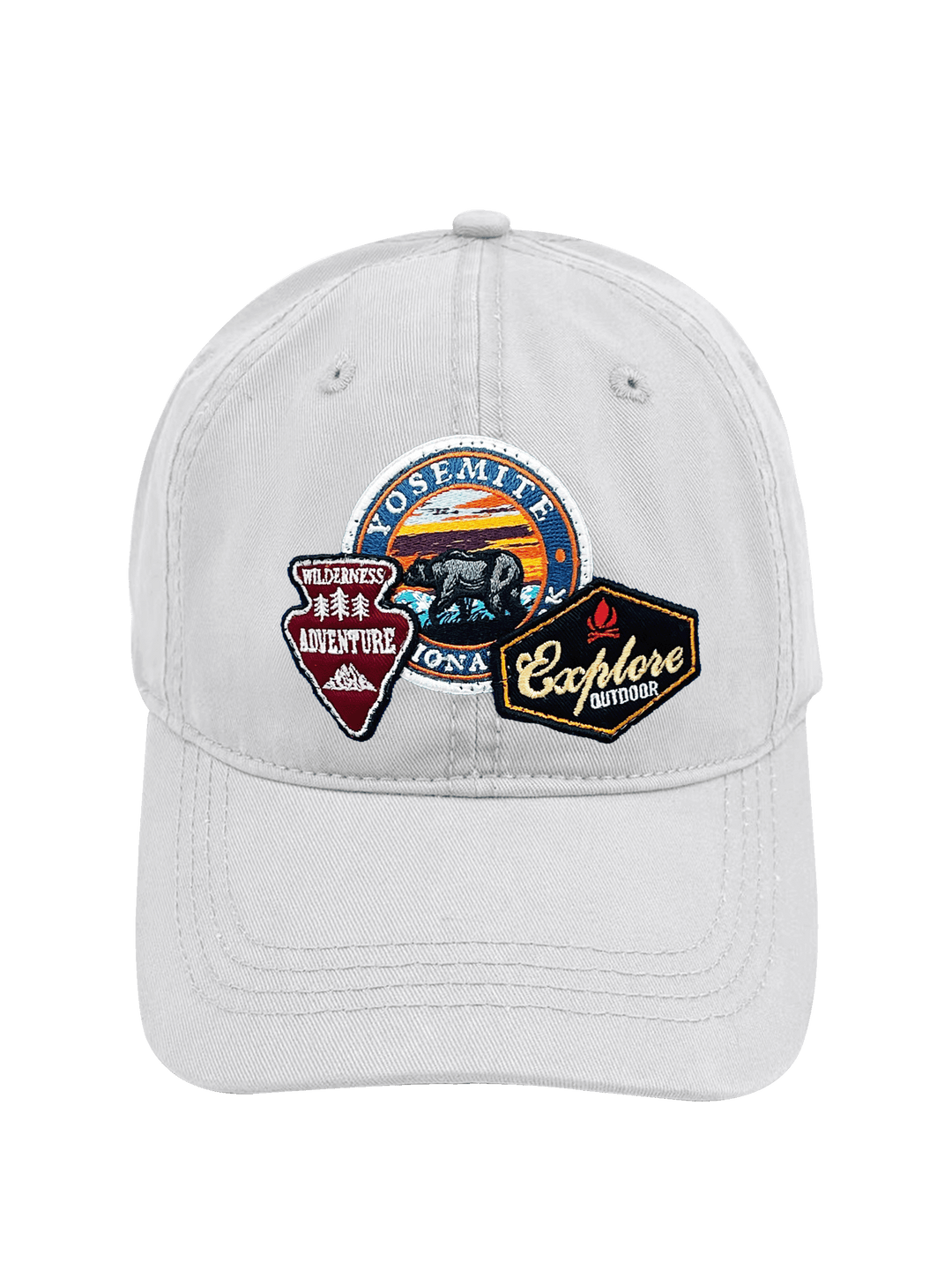 Yosemite National Park Adventure Embroidered Patch Baseball Cap