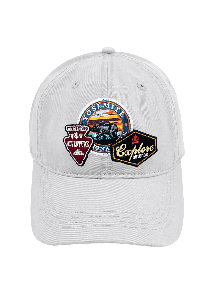 Yosemite National Park Adventure Embroidered Patch Baseball Cap