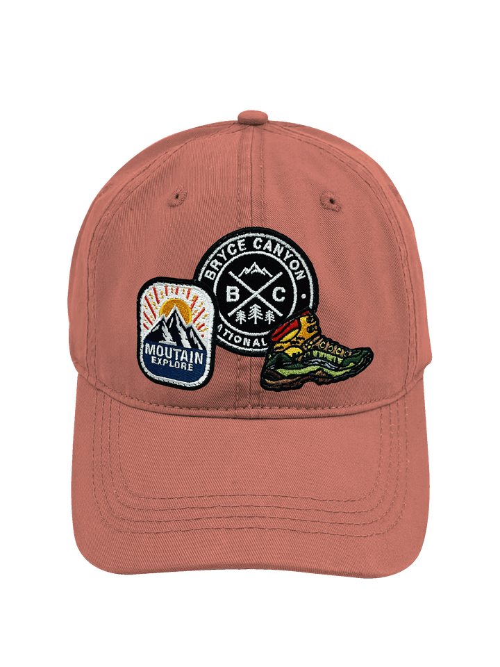 Bryce Canyon Mountain Adventure Embroidered Patch Baseball Cap