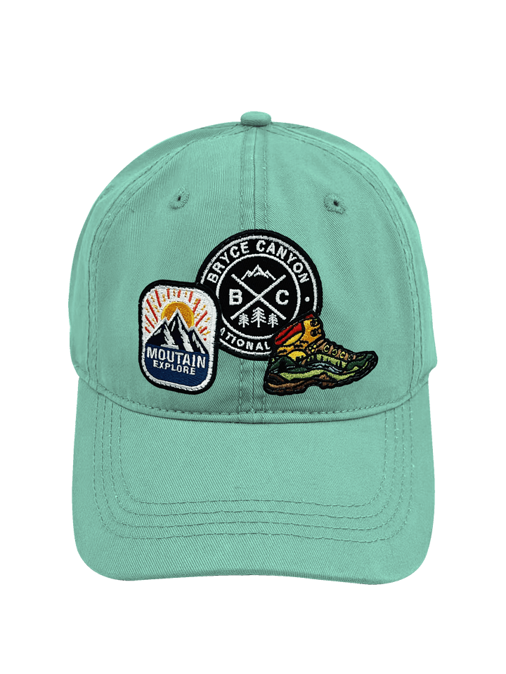Bryce Canyon Mountain Adventure Embroidered Patch Baseball Cap
