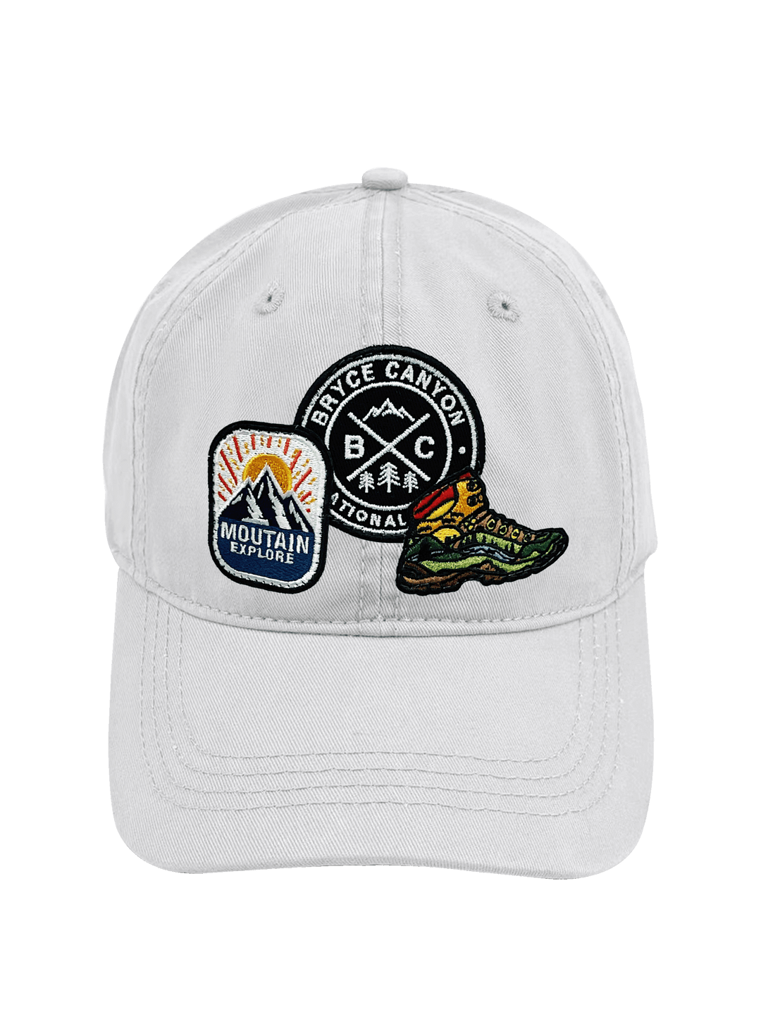 Bryce Canyon Mountain Adventure Embroidered Patch Baseball Cap