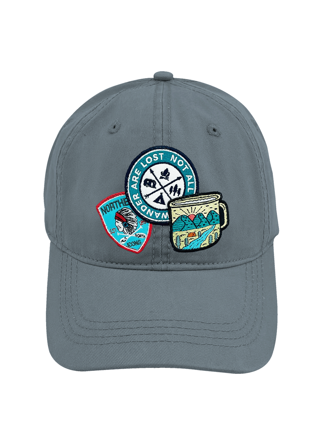 Wander Adventure Outdoor Camping Embroidered Patch Baseball Cap