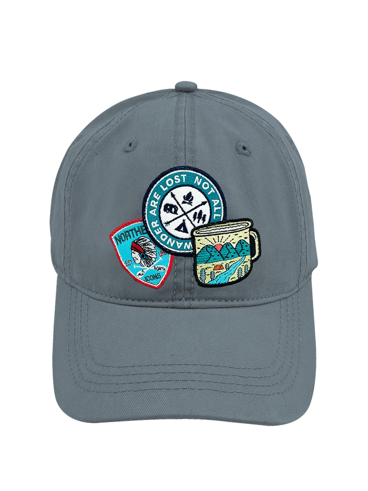 Wander Adventure Outdoor Camping Embroidered Patch Baseball Cap