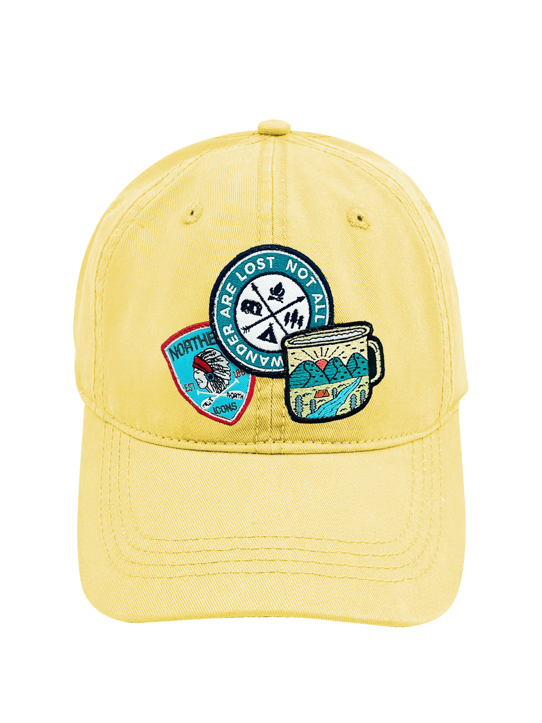 Wander Adventure Outdoor Camping Embroidered Patch Baseball Cap