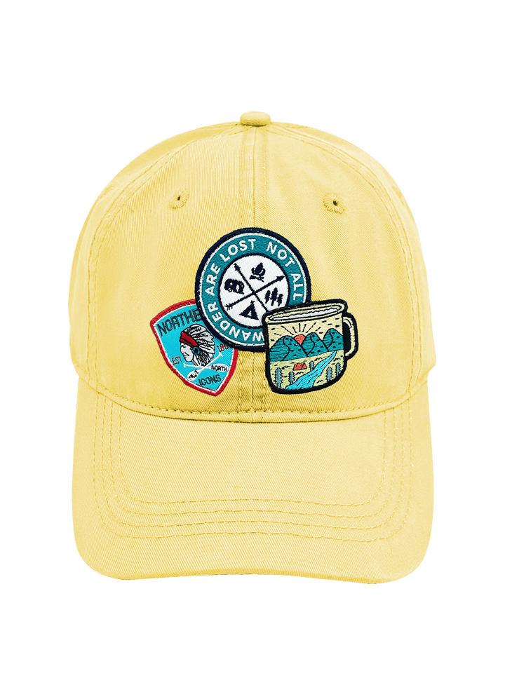 Wander Adventure Outdoor Camping Embroidered Patch Baseball Cap