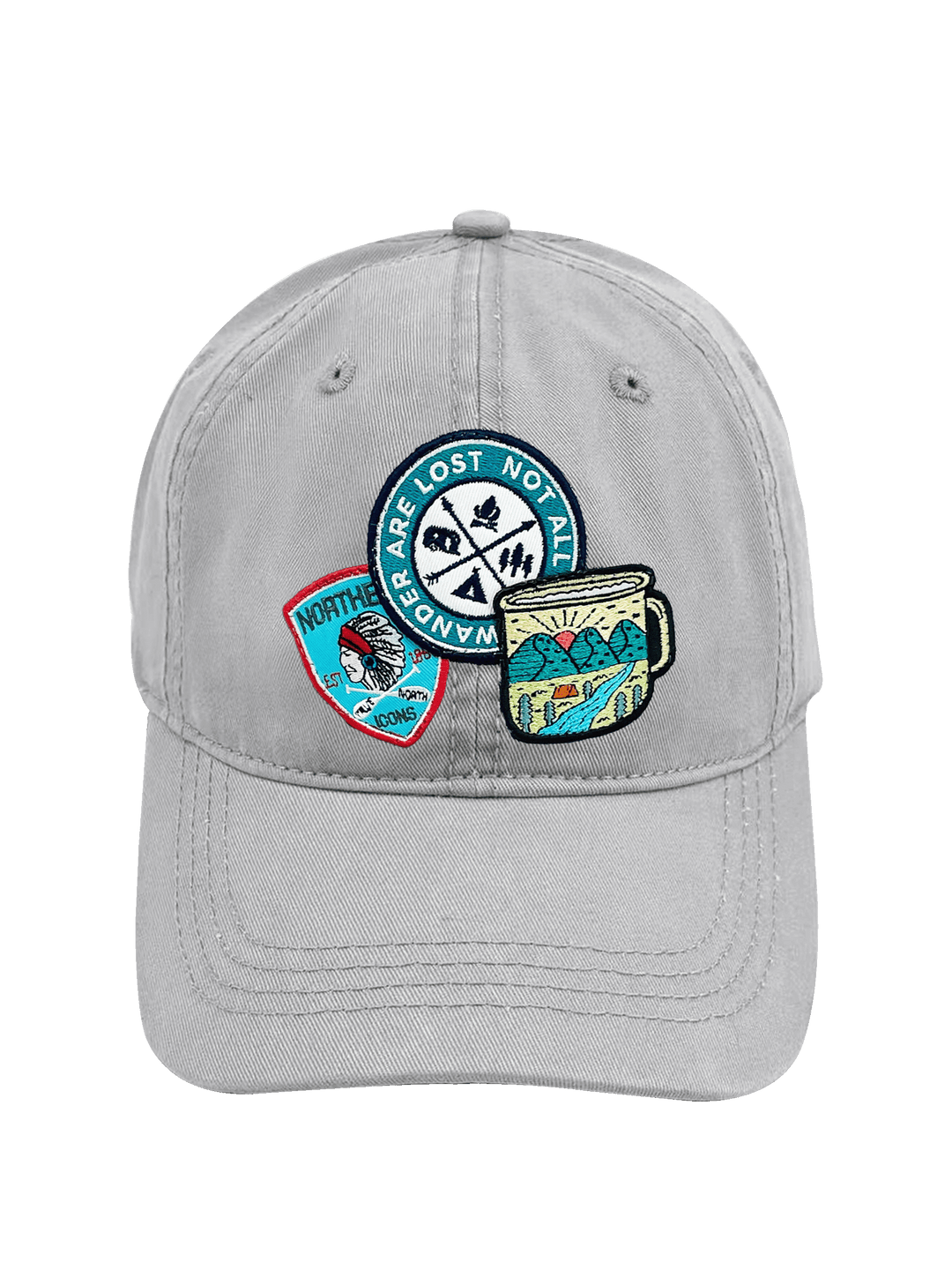 Wander Adventure Outdoor Camping Embroidered Patch Baseball Cap