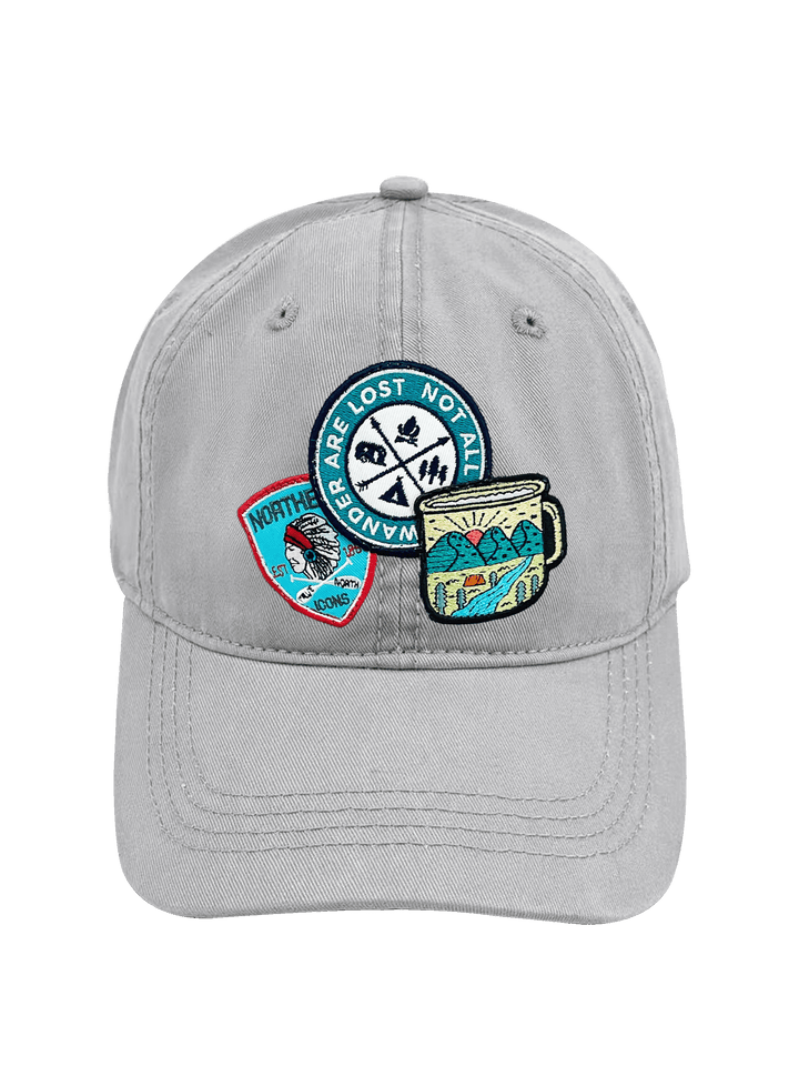 Wander Adventure Outdoor Camping Embroidered Patch Baseball Cap