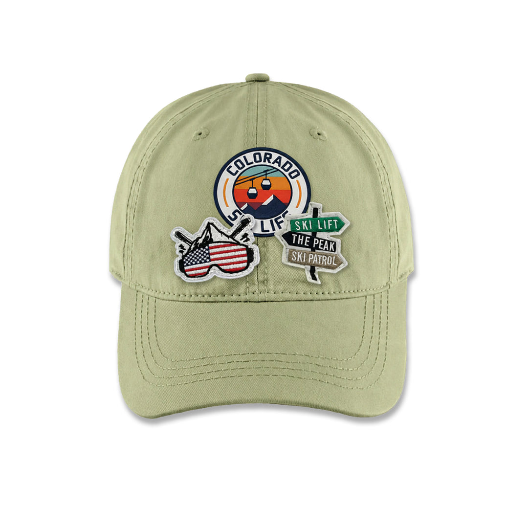 Colorado Ski Life Adventure Baseball Cap