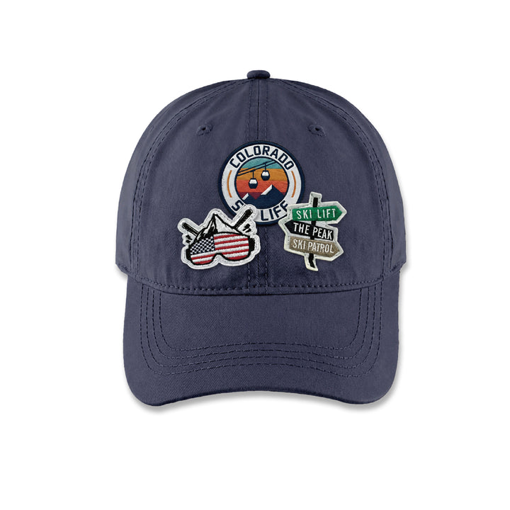 Colorado Ski Life Adventure Baseball Cap