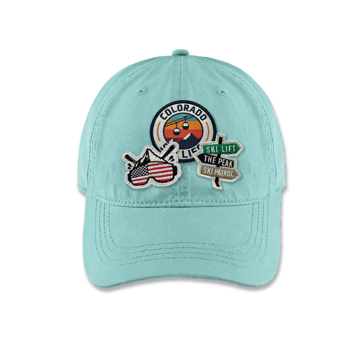 Colorado Ski Life Adventure Baseball Cap