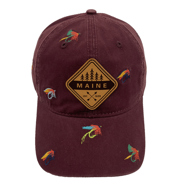 Maine Fly Fishing Adventure Baseball Cap
