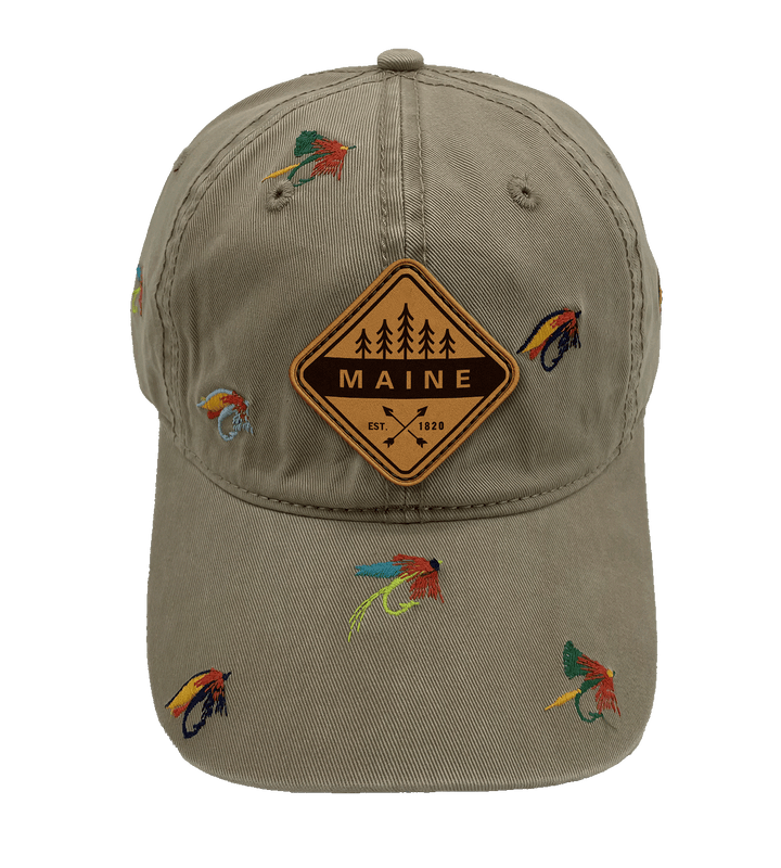 Maine Fly Fishing Adventure Baseball Cap