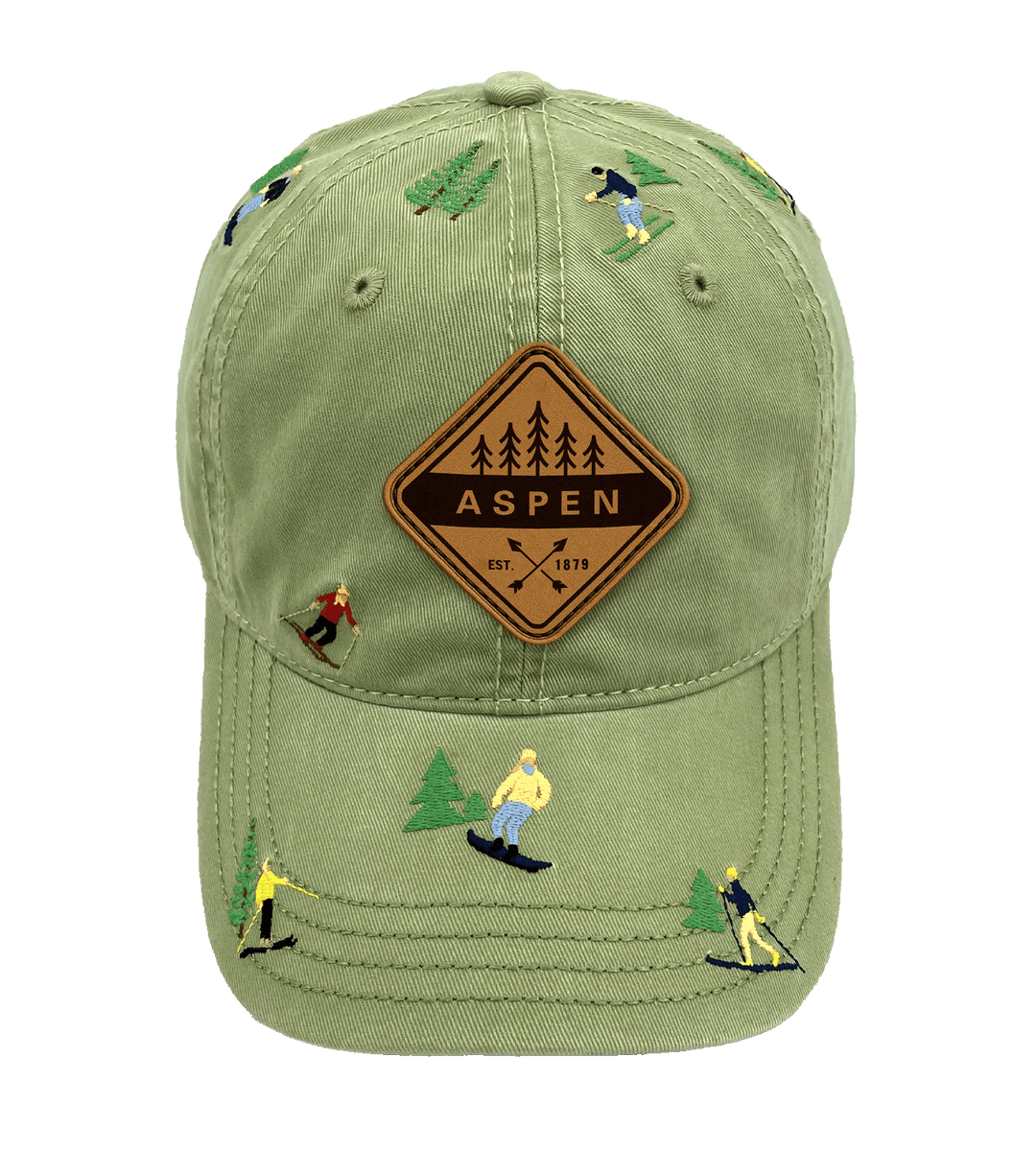 Aspen Colorado Skiing Adventure Baseball Cap