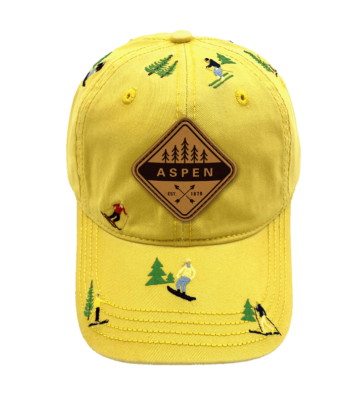 Aspen Colorado Skiing Adventure Baseball Cap