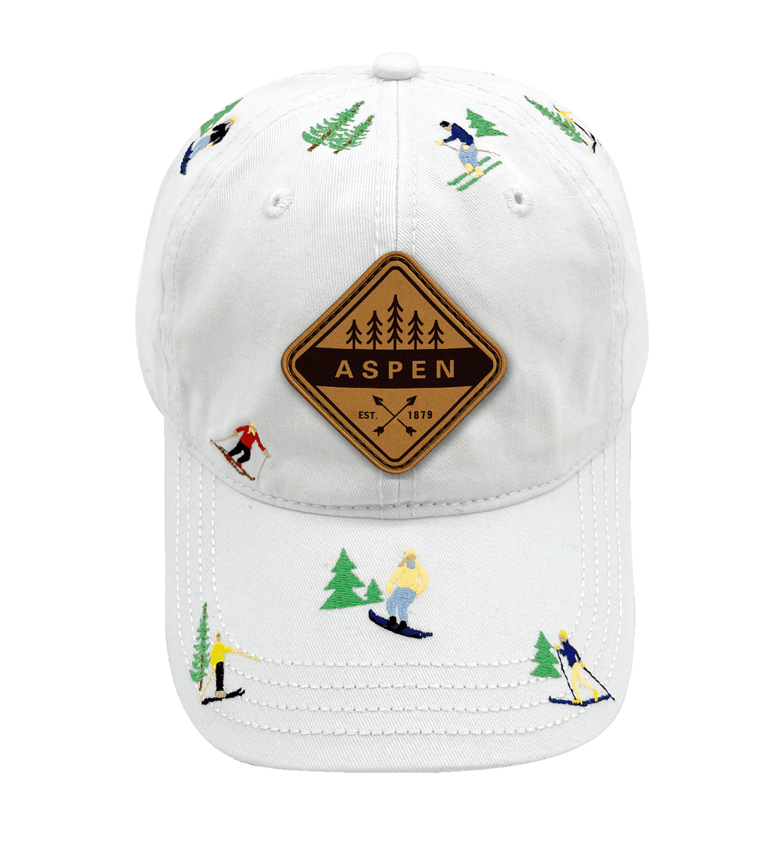 Aspen Colorado Skiing Adventure Baseball Cap