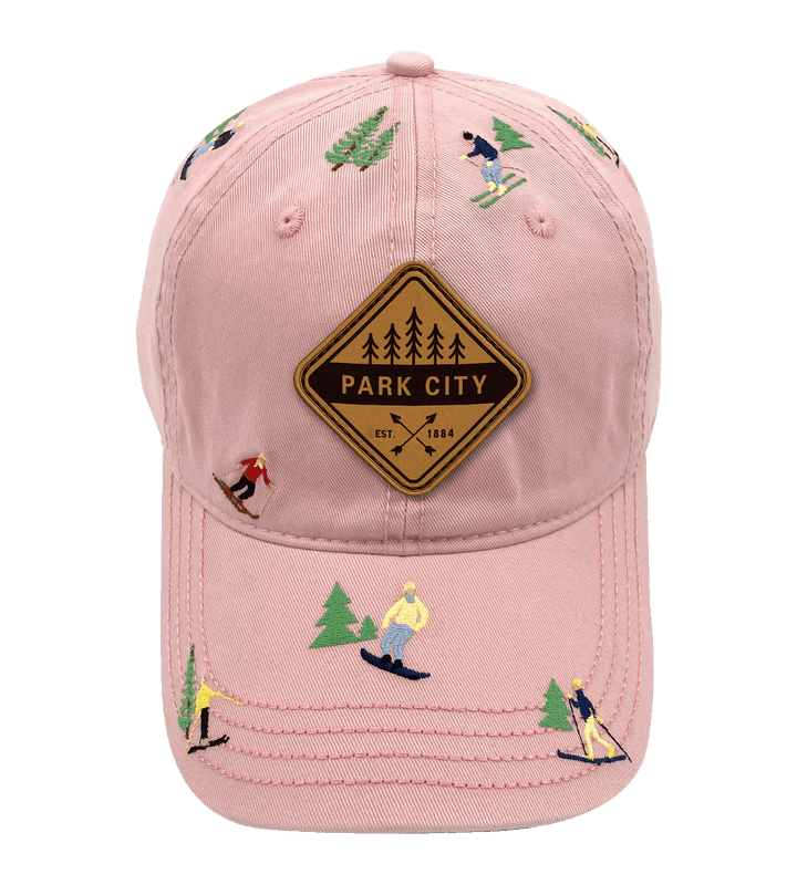 Park City Utah Skiing Adventure Baseball Cap
