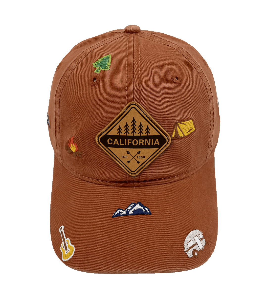 California Outdoor Camping Baseball Cap