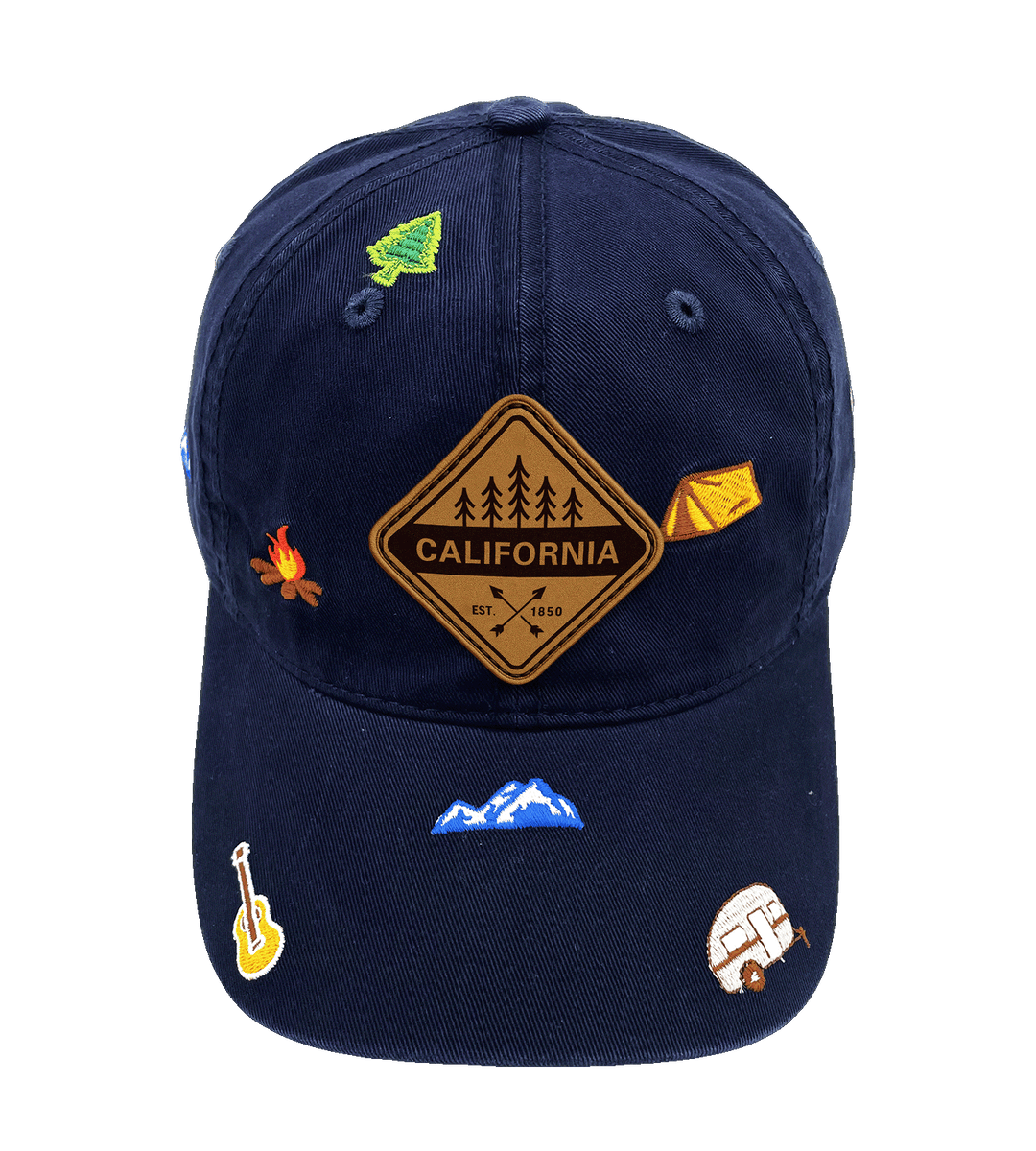 California Outdoor Camping Baseball Cap