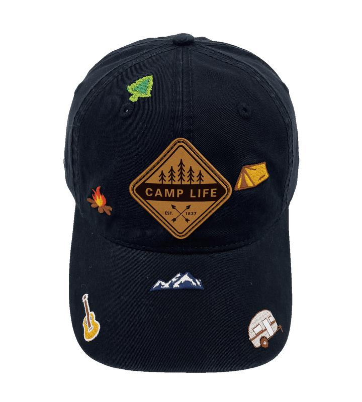 Camp Life Outdoor Camping Baseball Cap