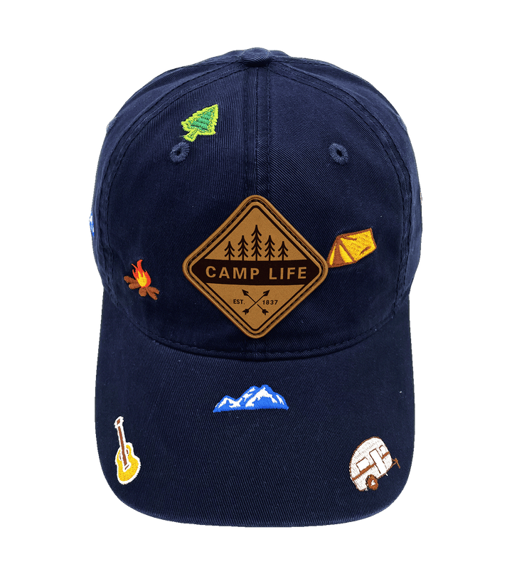 Camp Life Outdoor Camping Baseball Cap
