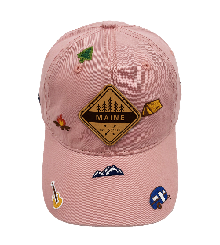 Maine Outdoor Camping Baseball Cap