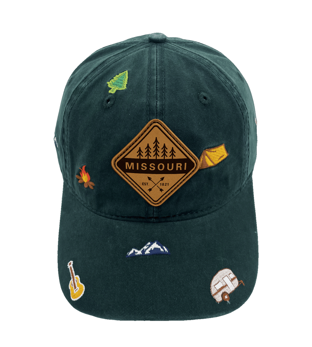 Missouri Outdoor Camping Baseball Cap