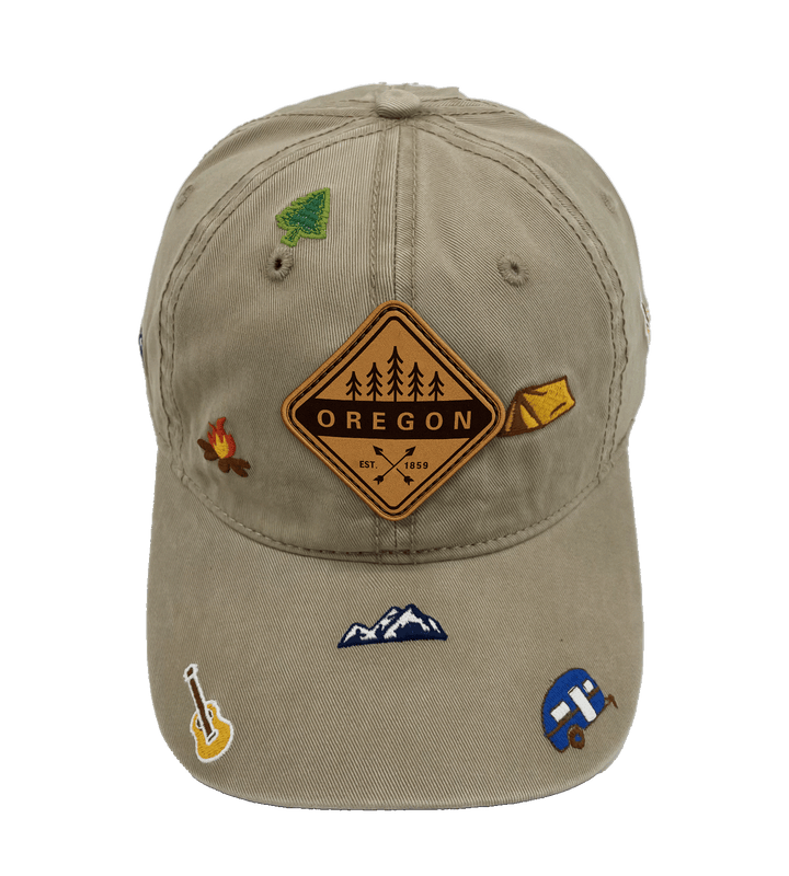 Oregon Outdoor Camping Baseball Cap