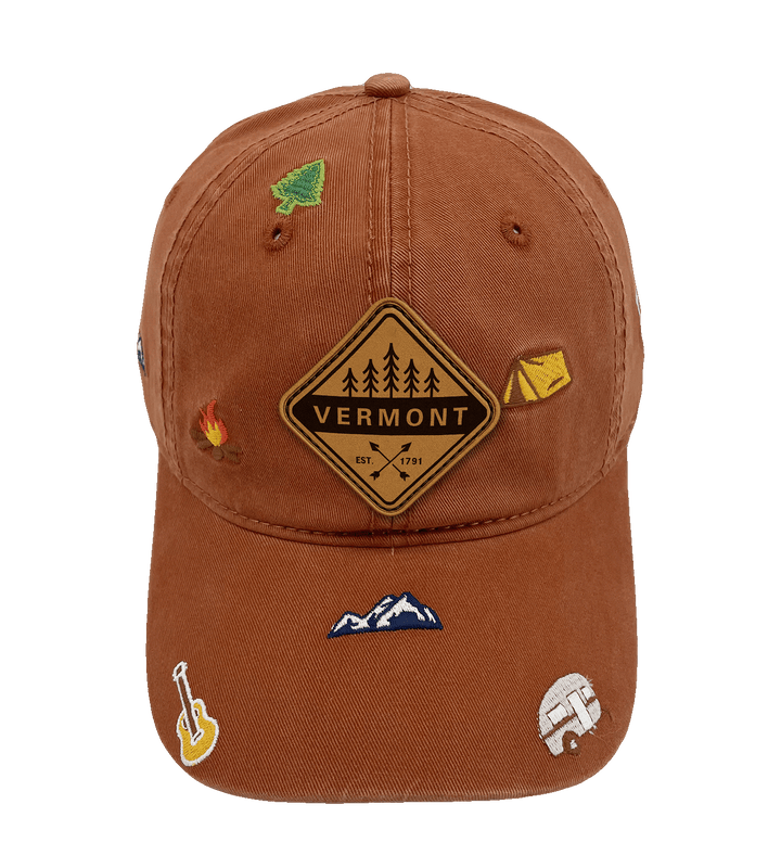 Vermont Outdoor Camping Baseball Cap