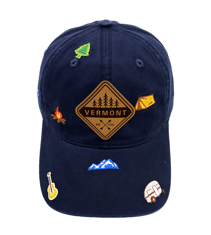 Vermont Outdoor Camping Baseball Cap