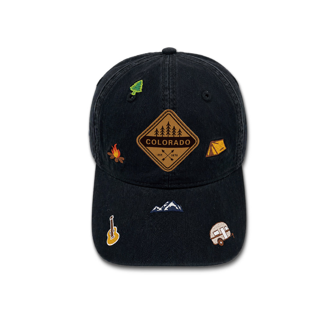 Colorado All Over Embroidered Baseball Cap