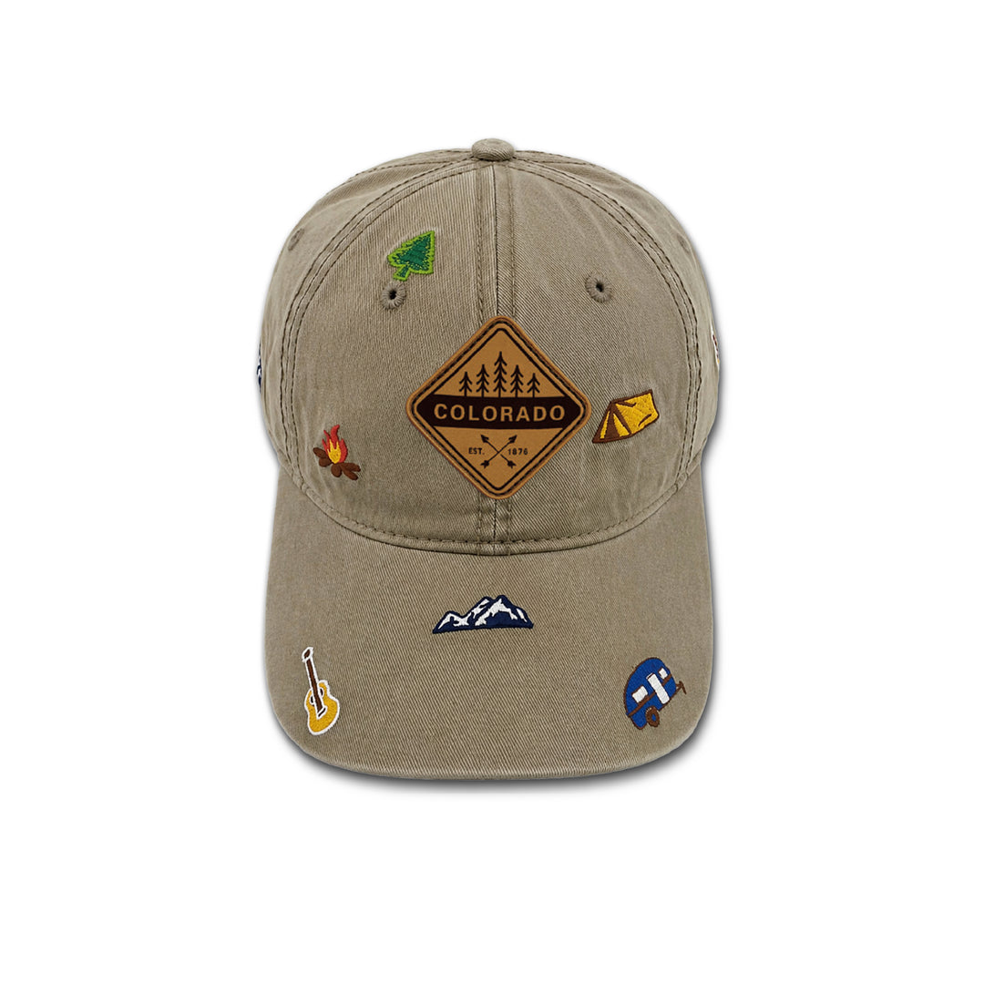 Colorado All Over Embroidered Baseball Cap