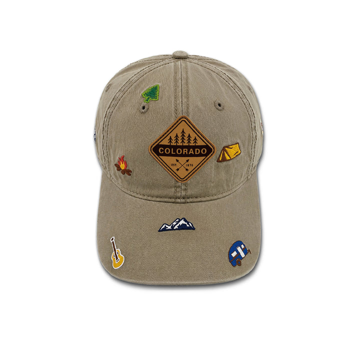 Colorado All Over Embroidered Baseball Cap
