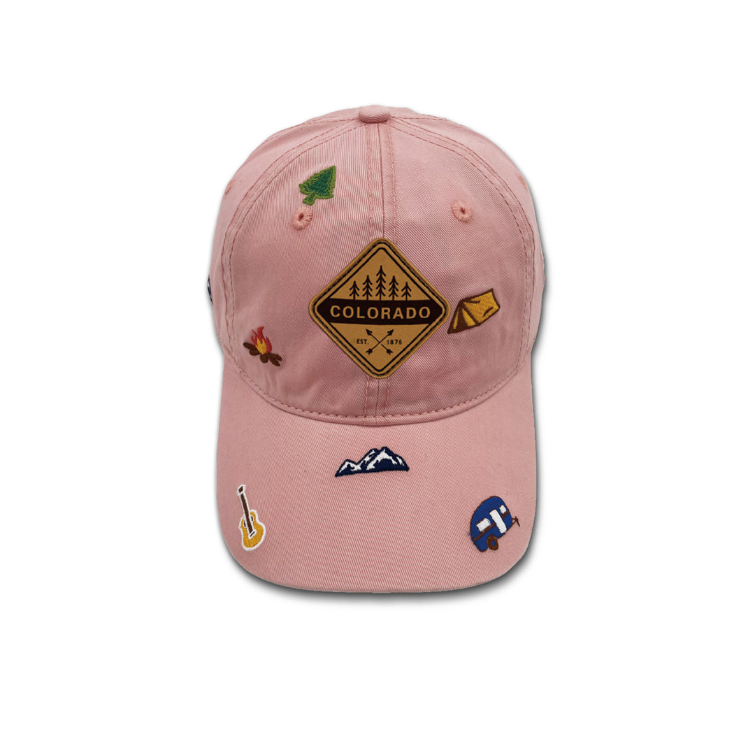 Colorado All Over Embroidered Baseball Cap