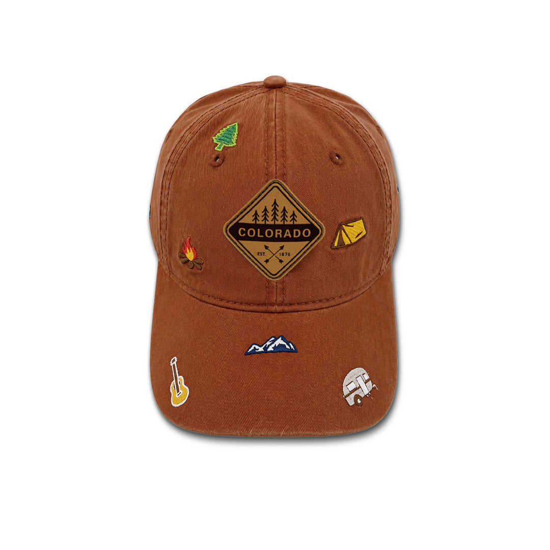 Colorado All Over Embroidered Baseball Cap