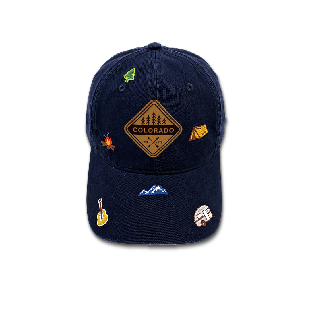 Colorado All Over Embroidered Baseball Cap