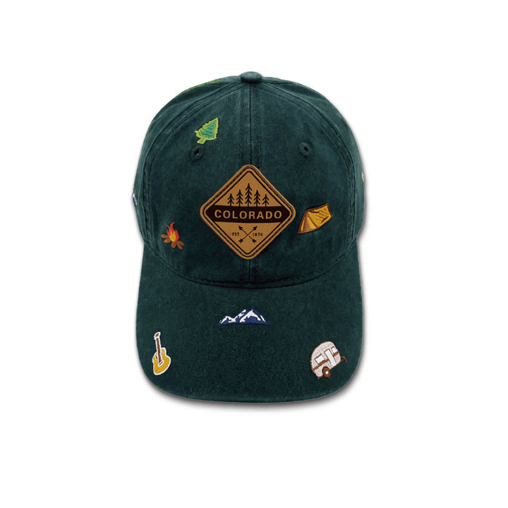 Colorado All Over Embroidered Baseball Cap
