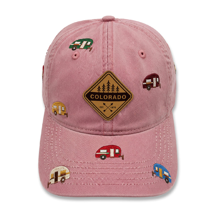 Colorado Camper Caravan Embroidered Baseball Cap