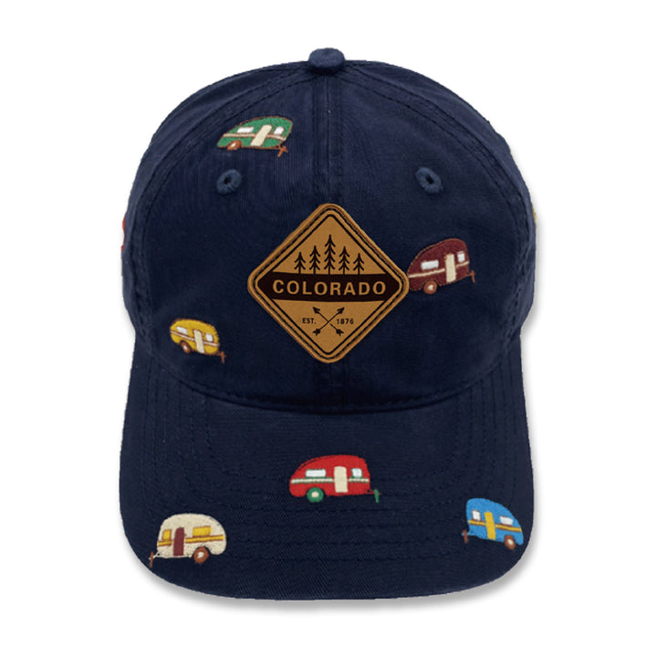Colorado Camper Caravan Embroidered Baseball Cap