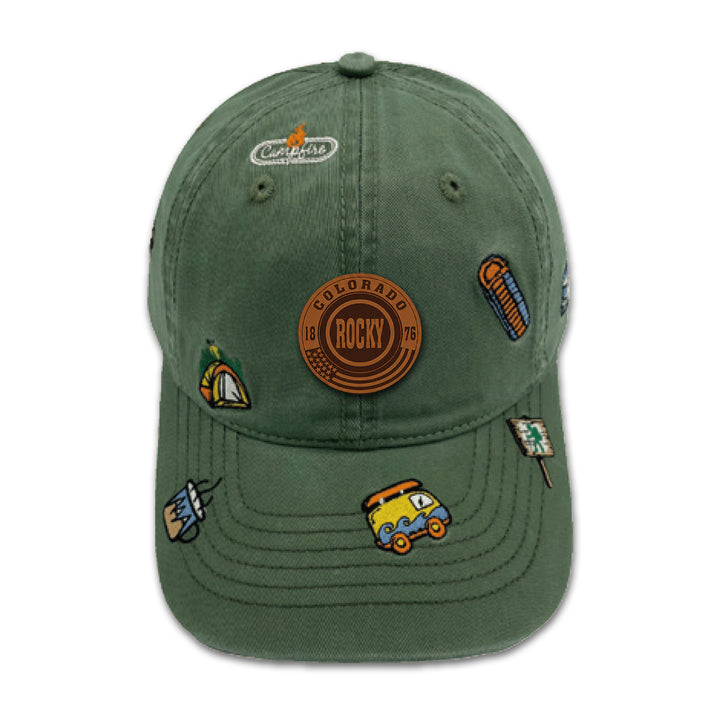Colorado Rocky Camp Adventure Embroidered Baseball Cap