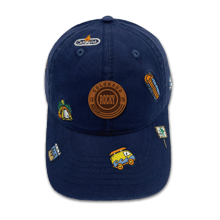 Colorado Rocky Camp Adventure Embroidered Baseball Cap