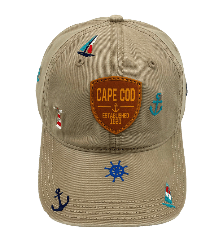 Cape Cod Nautical Sailing Baseball Cap