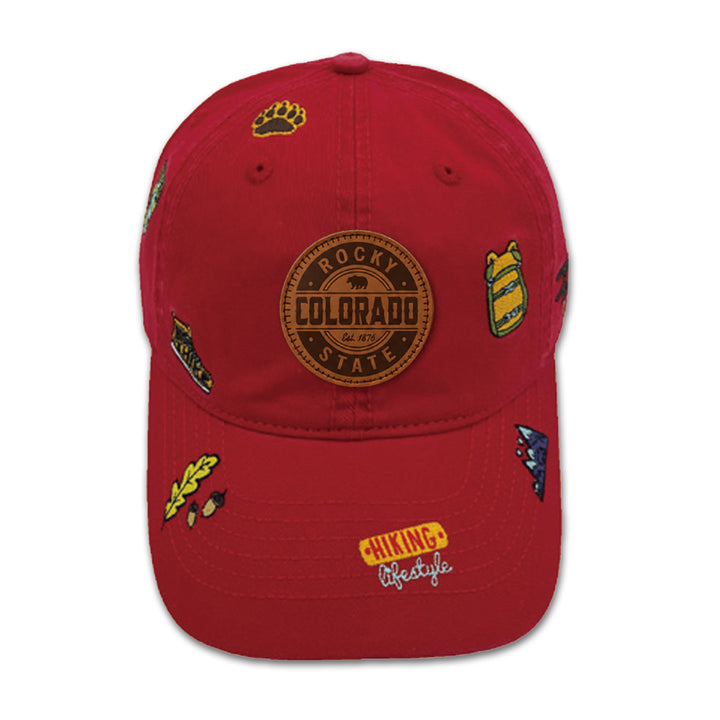 Colorado Rocky State Hiking Embroidered Baseball Cap