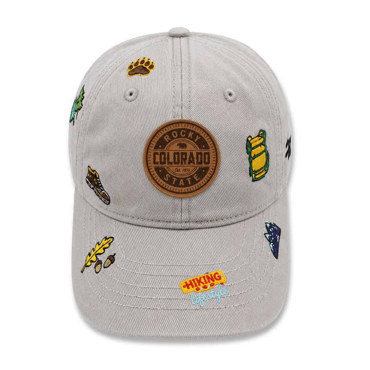 Colorado Rocky State Hiking Embroidered Baseball Cap