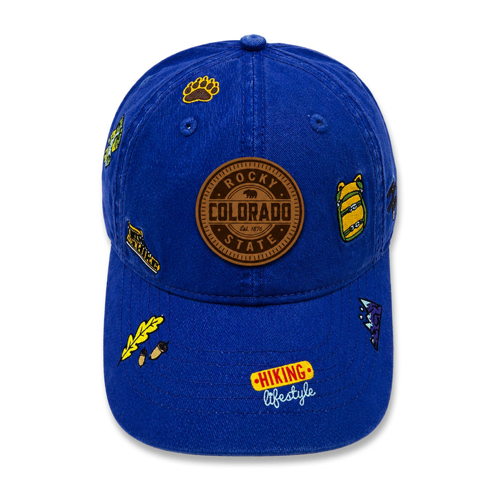 Colorado Rocky State Hiking Embroidered Baseball Cap