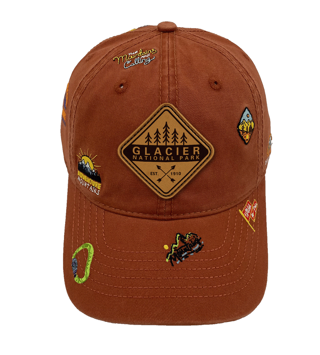 Glacier Mountain Climbing Adventure Baseball Cap
