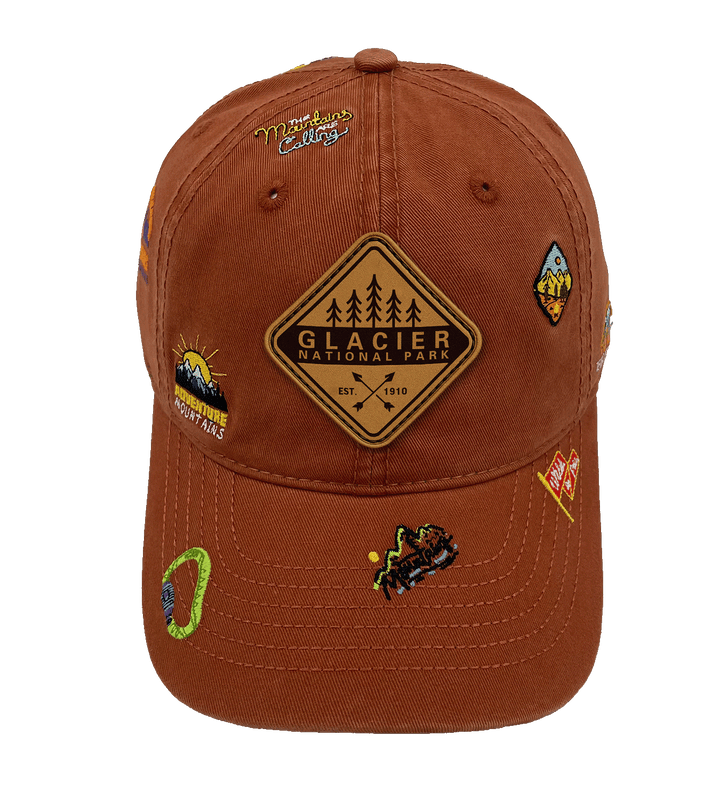 Glacier Mountain Climbing Adventure Baseball Cap