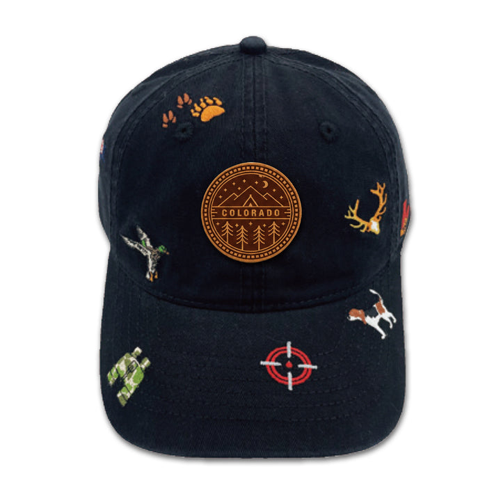 Colorado Wildlife Adventure Embroidered Baseball Cap