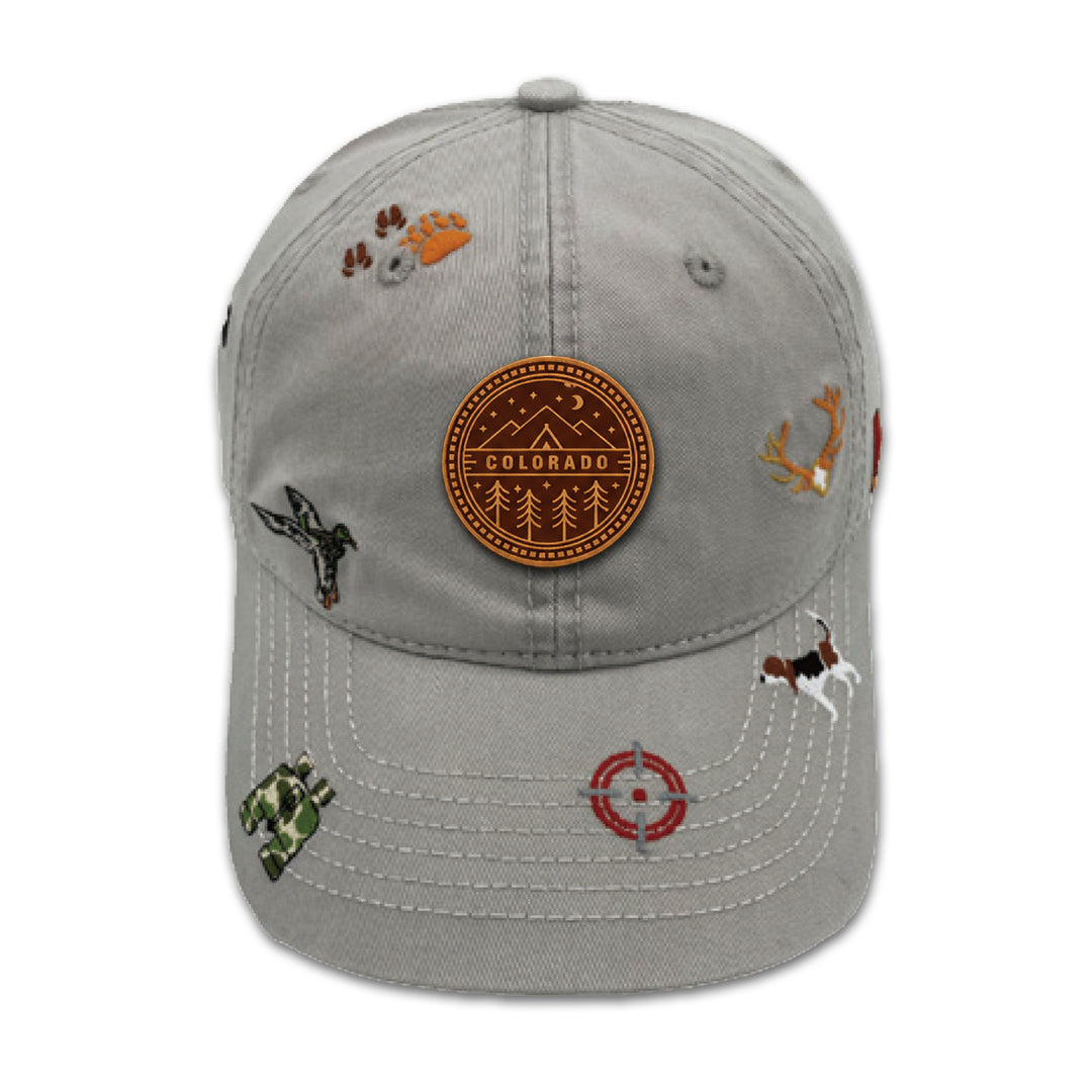 Colorado Wildlife Adventure Embroidered Baseball Cap