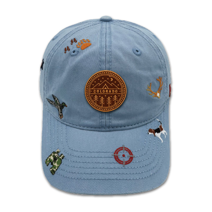 Colorado Wildlife Adventure Embroidered Baseball Cap