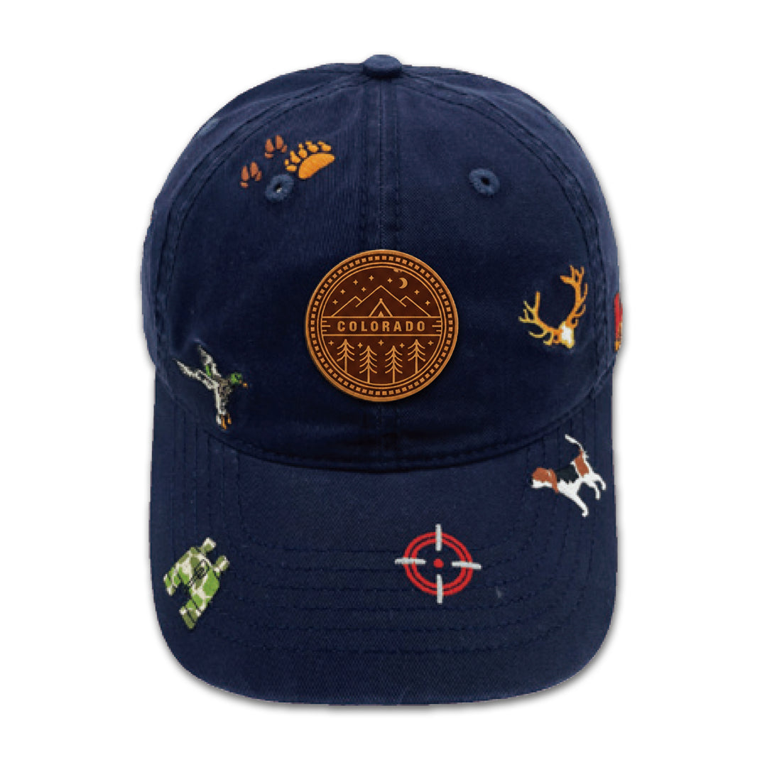 Colorado Wildlife Adventure Embroidered Baseball Cap